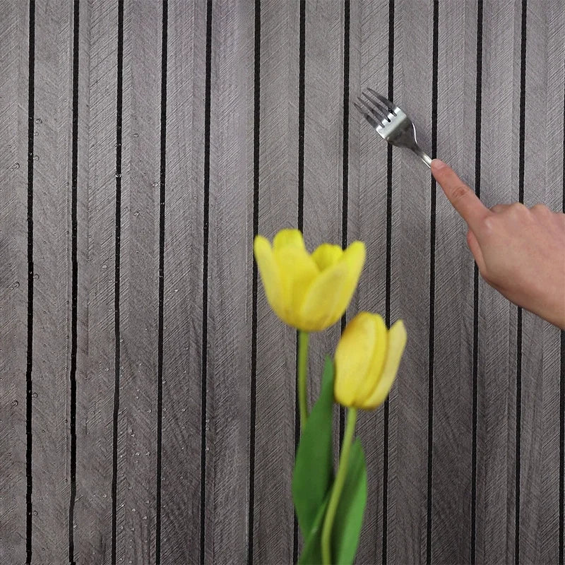 Akustik-Wandpaneele Holzoptik | Selbstklebende 3D Paneele 40×300 cm – The Calm Room